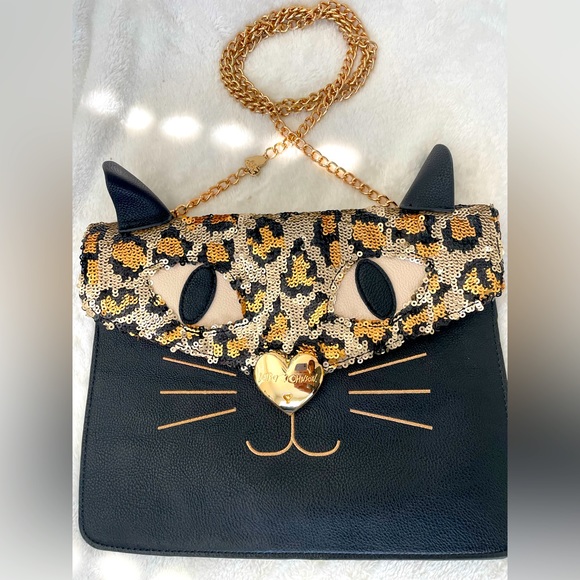 Betsey Johnson Bags Kitty Crossbody Purse Poshmark